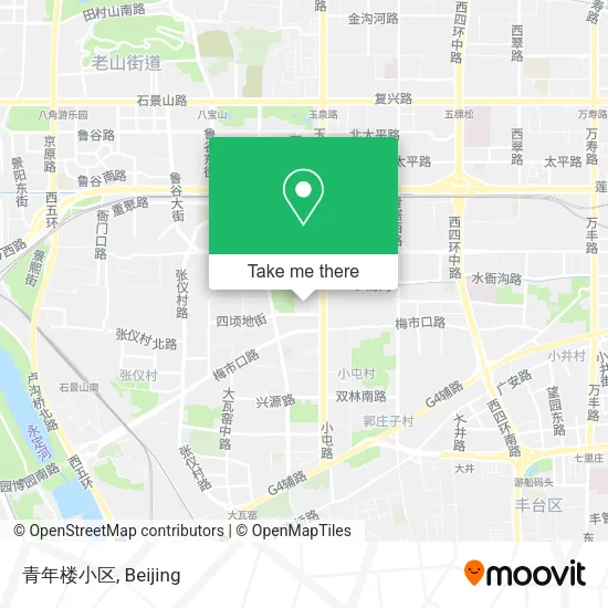 青年楼小区 map