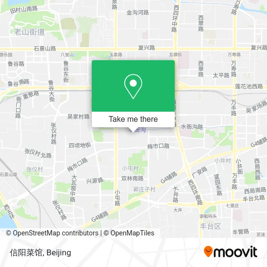 信阳菜馆 map