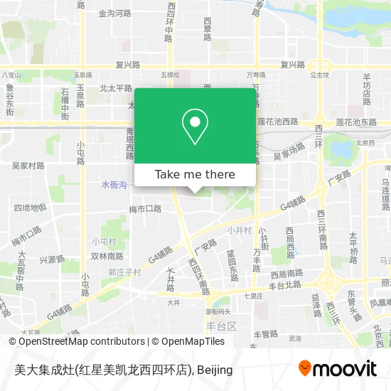 美大集成灶(红星美凯龙西四环店) map