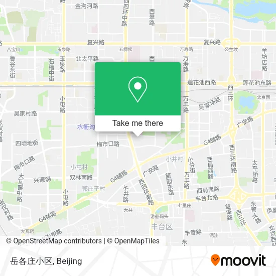 岳各庄小区 map