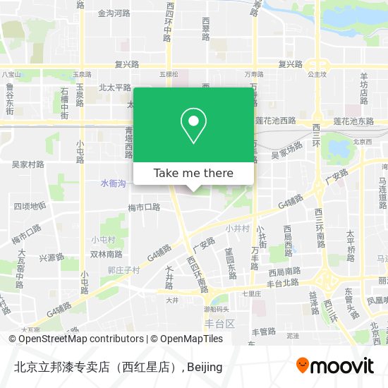 北京立邦漆专卖店（西红星店） map