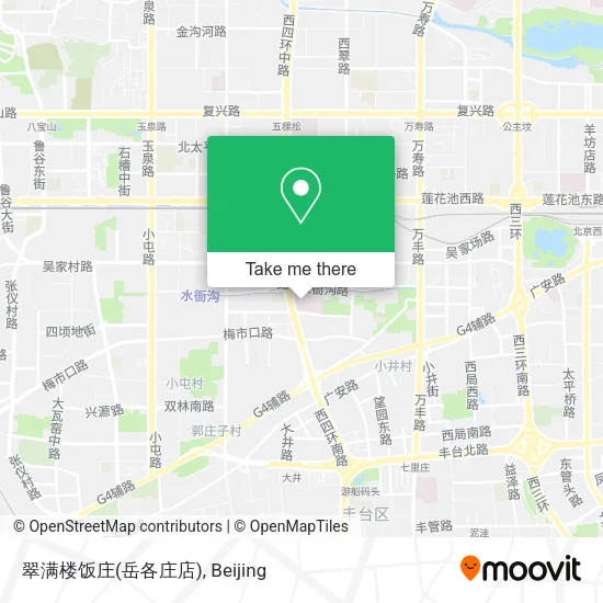 翠满楼饭庄(岳各庄店) map