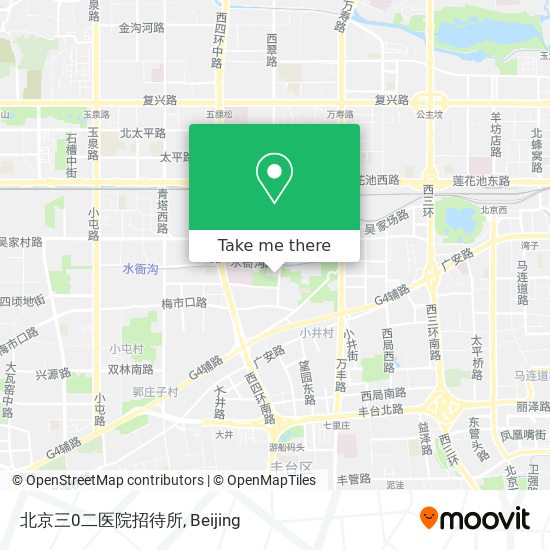 北京三0二医院招待所 map