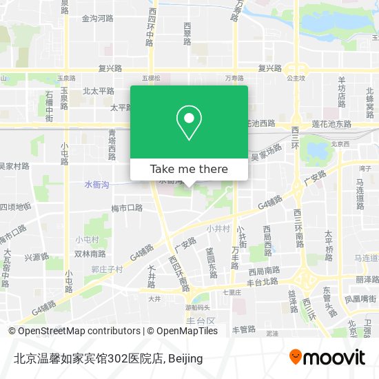 北京温馨如家宾馆302医院店 map