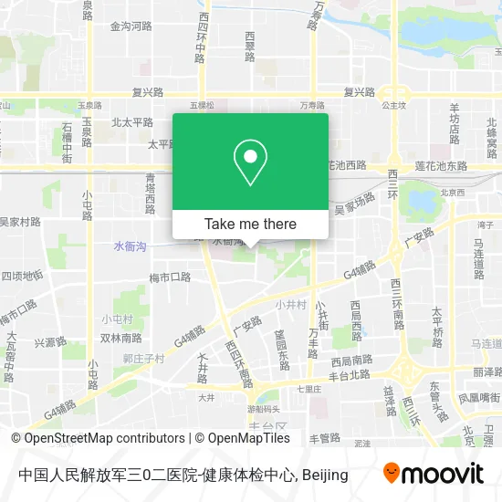 中国人民解放军三0二医院-健康体检中心 map