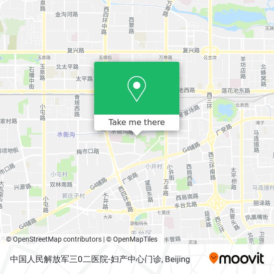 中国人民解放军三0二医院-妇产中心门诊 map