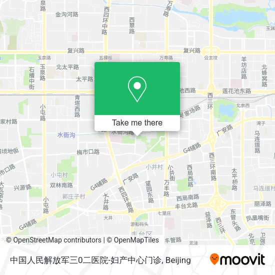 中国人民解放军三0二医院-妇产中心门诊 map