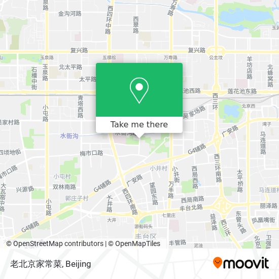 老北京家常菜 map