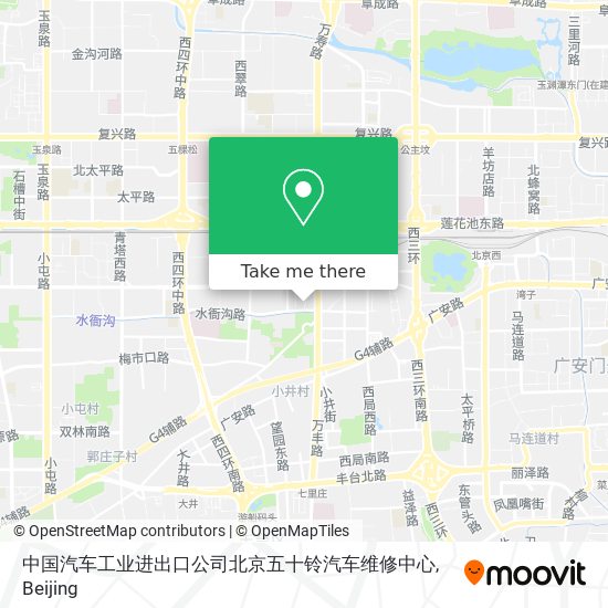 中国汽车工业进出口公司北京五十铃汽车维修中心 map