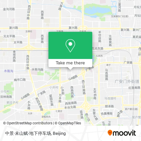 中景·未山赋-地下停车场 map