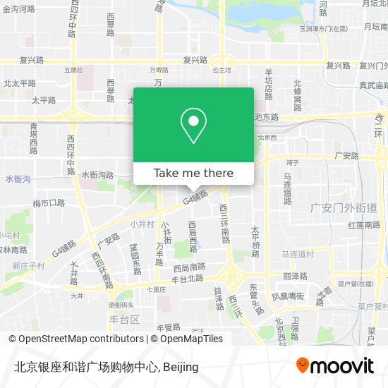北京银座和谐广场购物中心 map