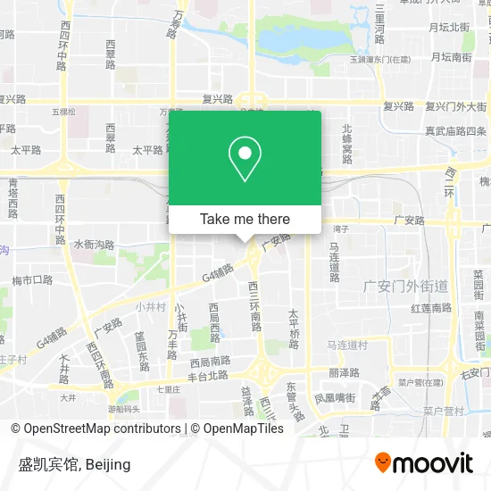 盛凯宾馆 map