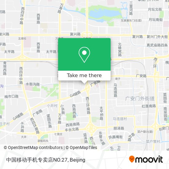 中国移动手机专卖店NO.27 map