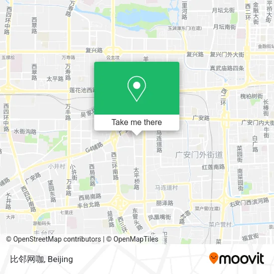 比邻网咖 map