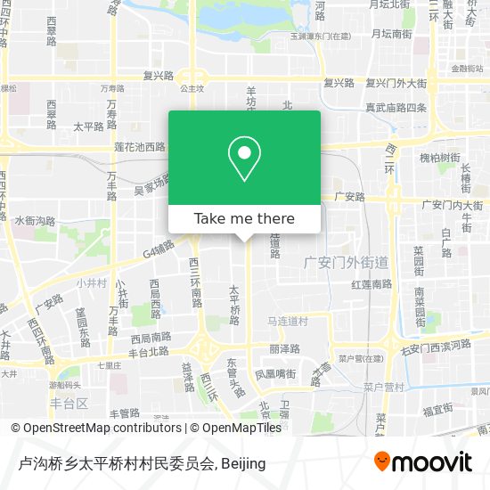 卢沟桥乡太平桥村村民委员会 map