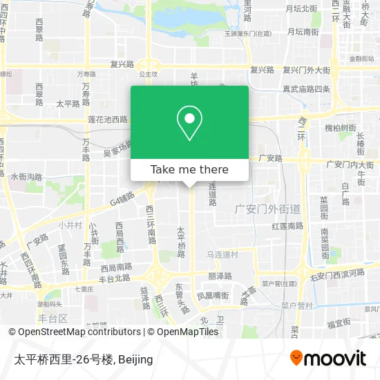 太平桥西里-26号楼 map