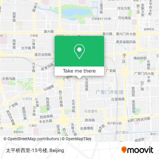 太平桥西里-15号楼 map