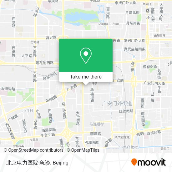 北京电力医院-急诊 map