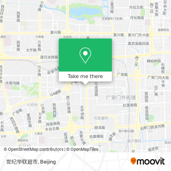 世纪华联超市 map