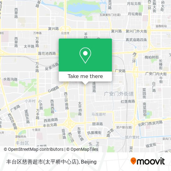 丰台区慈善超市(太平桥中心店) map