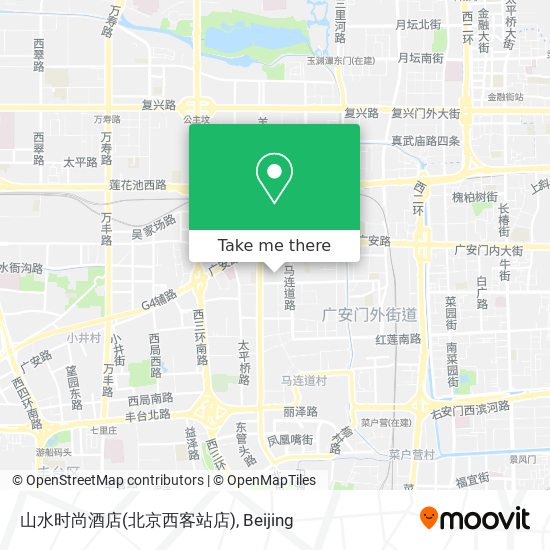 山水时尚酒店(北京西客站店) map