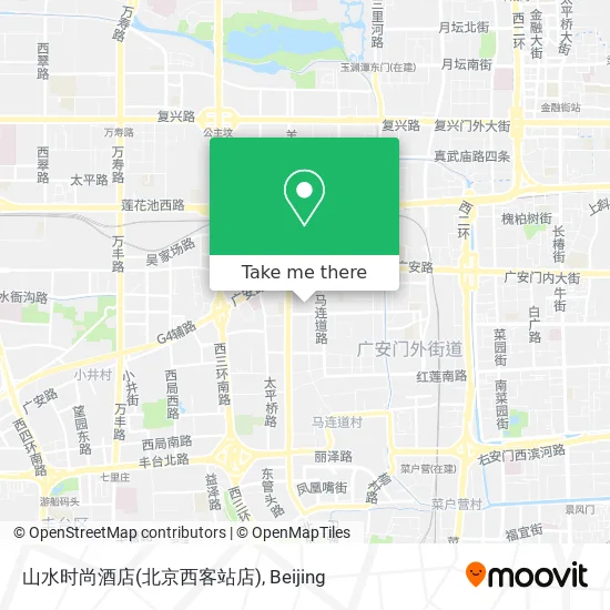 山水时尚酒店(北京西客站店) map