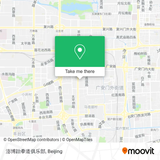澎博跆拳道俱乐部 map