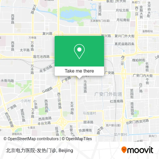 北京电力医院-发热门诊 map