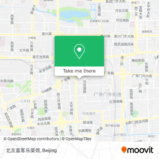 北京嘉客乐菜馆 map