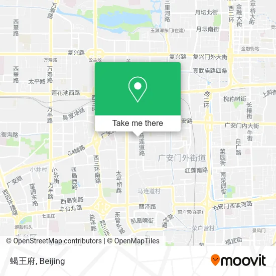 蝎王府 map