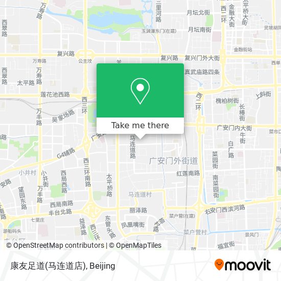 康友足道(马连道店) map