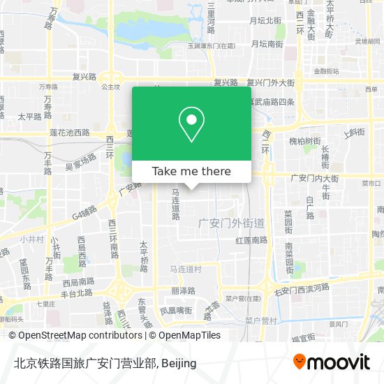 北京铁路国旅广安门营业部 map