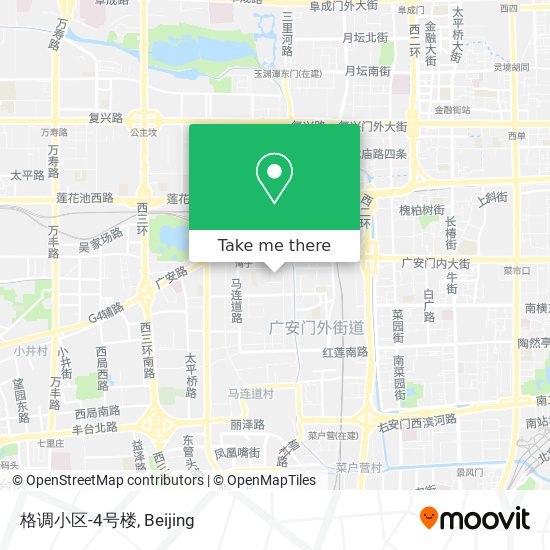 格调小区-4号楼 map