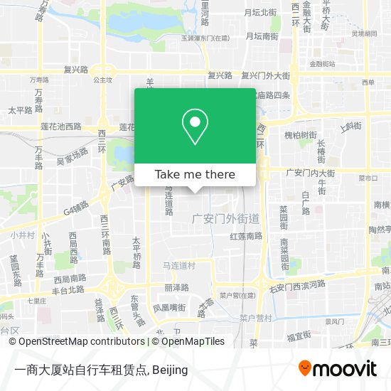 一商大厦站自行车租赁点 map