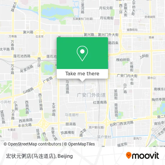 宏状元粥店(马连道店) map