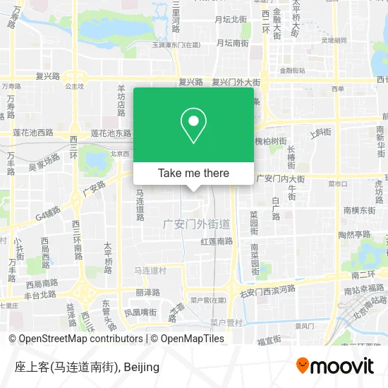 座上客(马连道南街) map