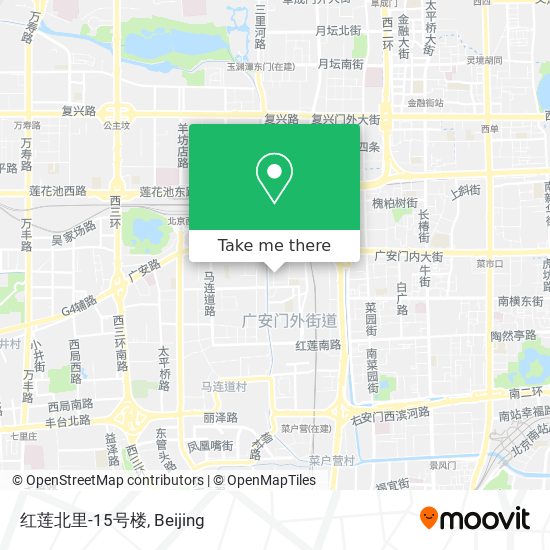 红莲北里-15号楼 map