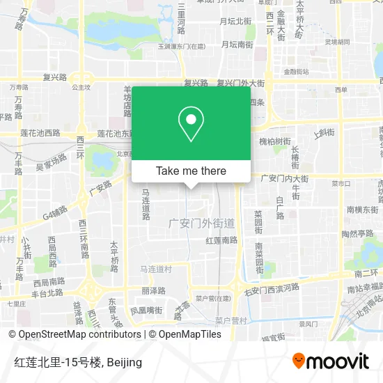 红莲北里-15号楼 map