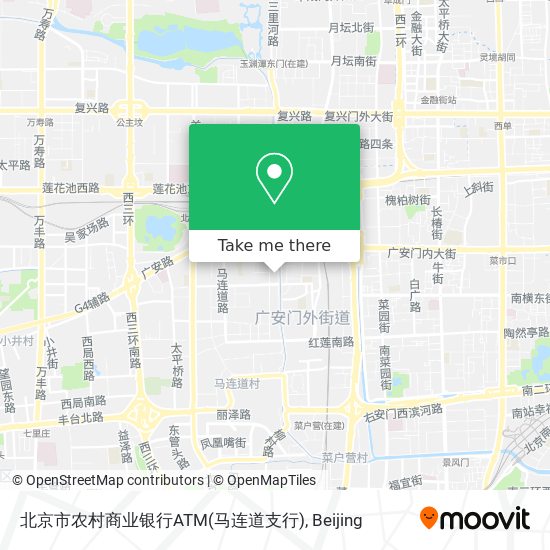 北京市农村商业银行ATM(马连道支行) map