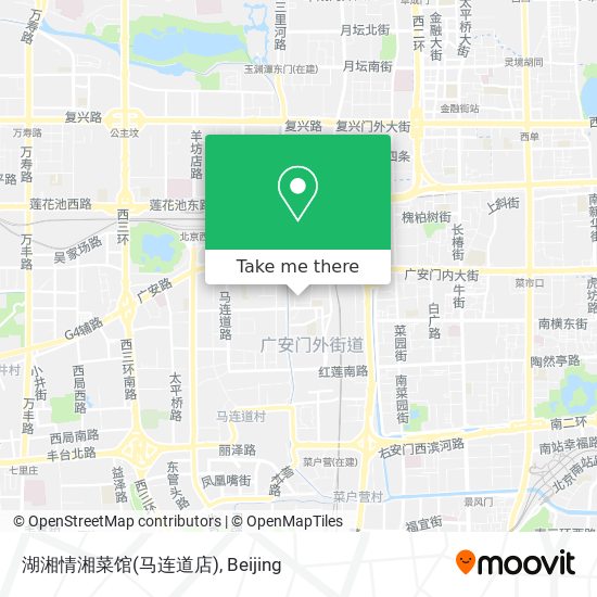 湖湘情湘菜馆(马连道店) map