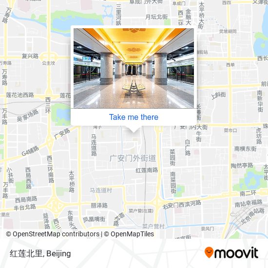 红莲北里 map