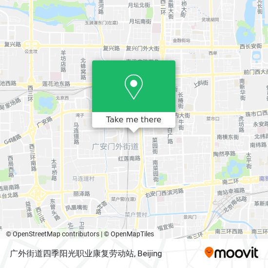 广外街道四季阳光职业康复劳动站 map