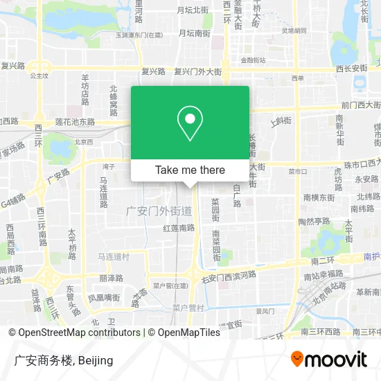 广安商务楼 map