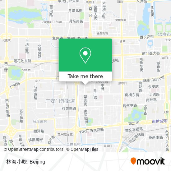 林海小吃 map