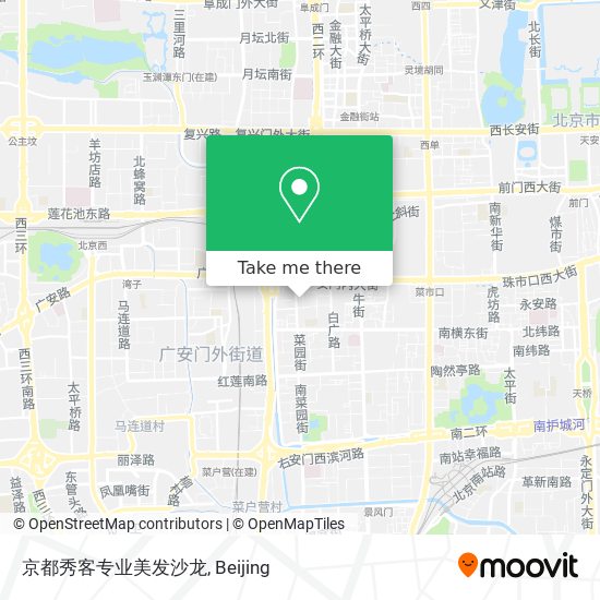 京都秀客专业美发沙龙 map