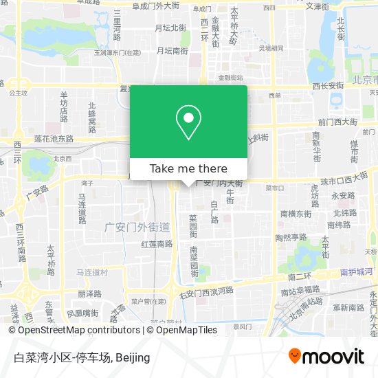 白菜湾小区-停车场 map