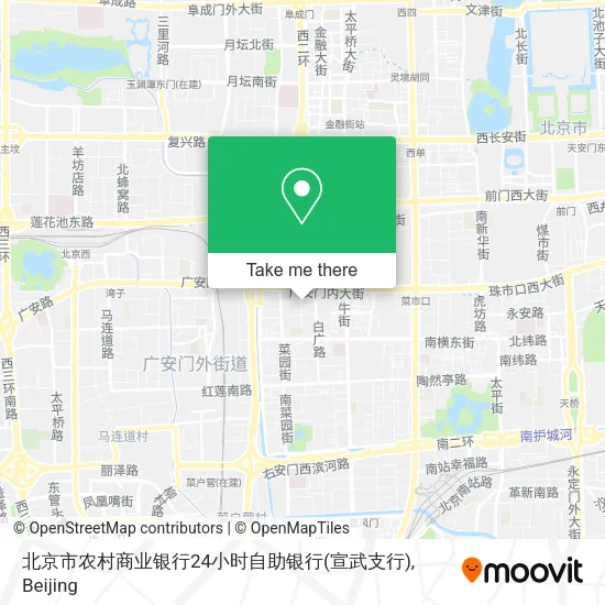 北京市农村商业银行24小时自助银行(宣武支行) map