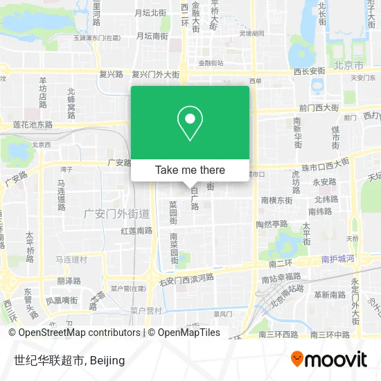 世纪华联超市 map