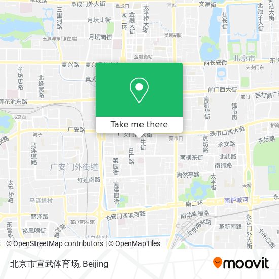 北京市宣武体育场 map
