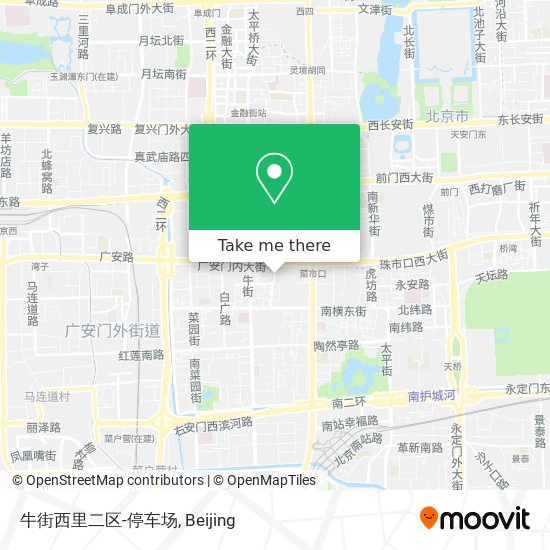 牛街西里二区-停车场 map